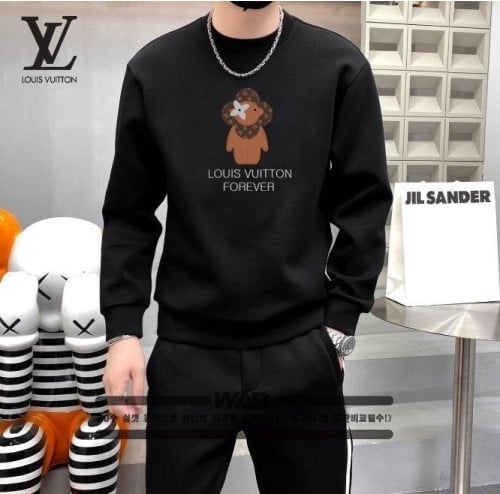 💕 루* 루이 인형 패턴 레터링 밍크양기모 티셔츠