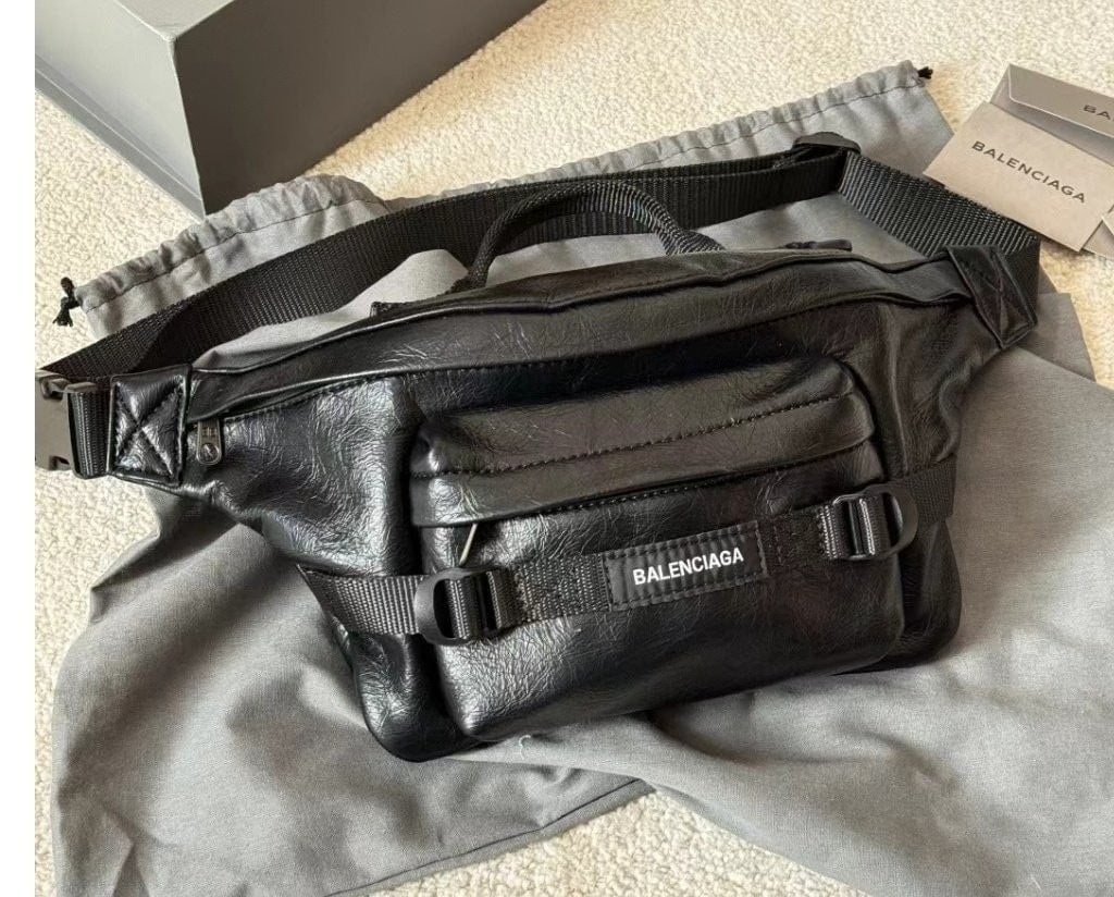 💕 아* 남성 벨트백 라지 블랙