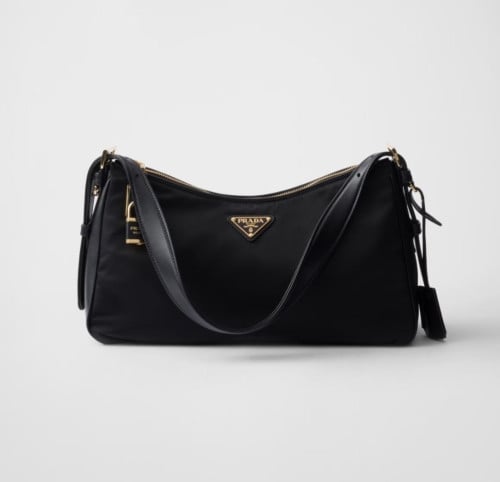 💕 프** 자물쇠가 있는 에메 라지 리나일론 및 가죽 숄더백 ❤️풀박스❤️