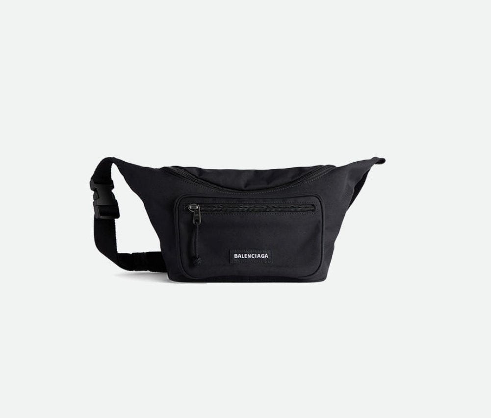 💕 발**** 익스플로러 블랙 캔버스 힙색 범백 벨트백