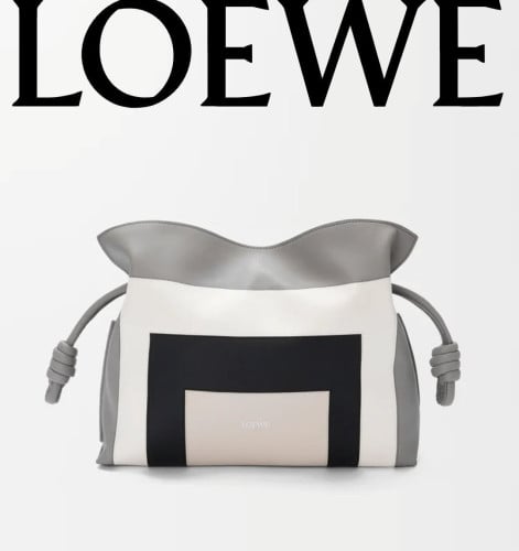 💕 로** 고급 여성 나파 카프스킨 미디엄 플라멘코 클러치백 그레이/라이트고스트 A411FC