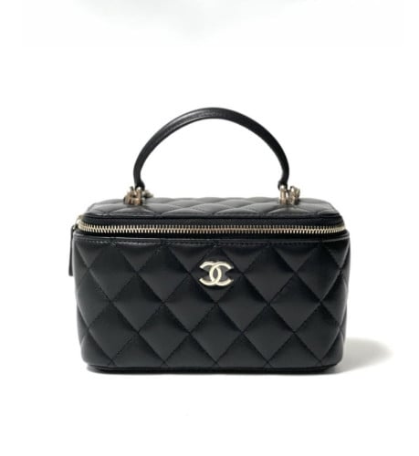 💕 샤* 클래식 탑핸들 직사각 베니티 WOC 블랙 AP2199-B06660-94305 ❤️풀박스❤️