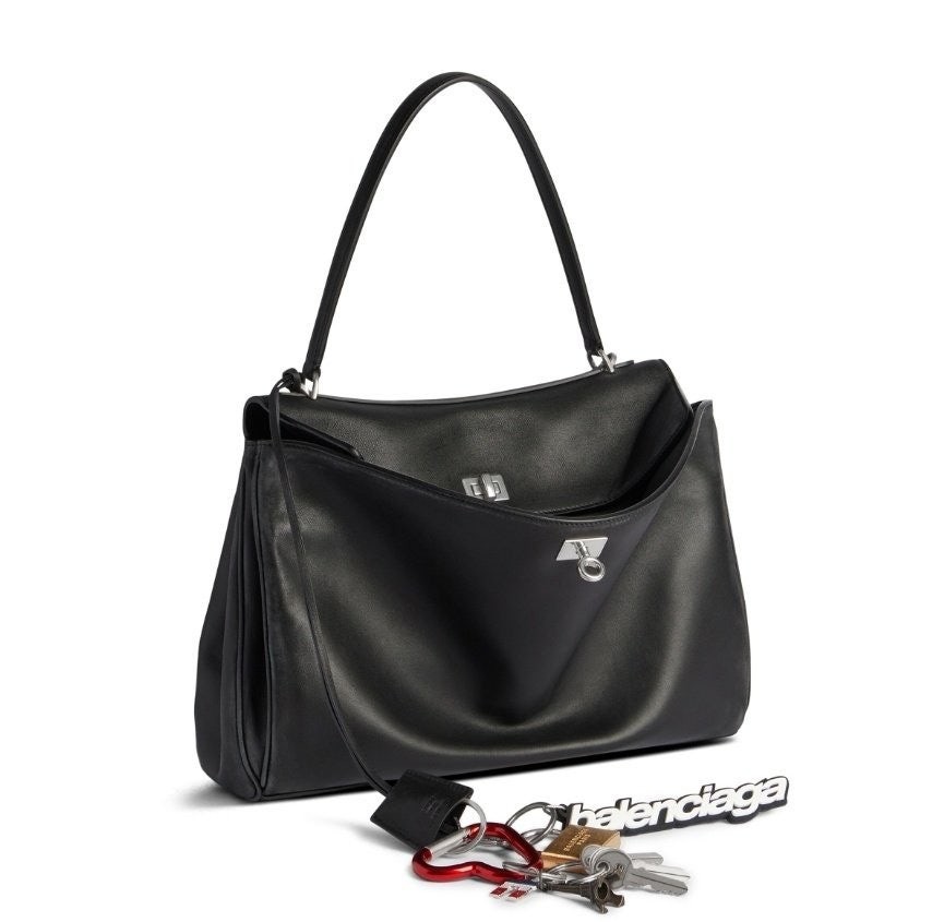 💕 발**** 남여공용 로데오 미디엄 유즈드 이펙트 원 참 핸드백 블랙