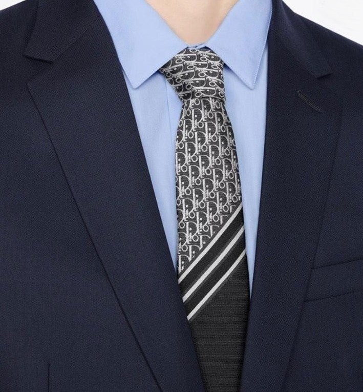💕 디* 오블리크 스트라이프 넥타이