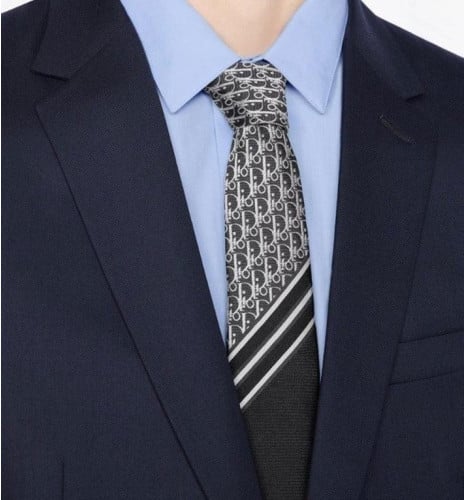 💕 디* 오블리크 스트라이프 넥타이