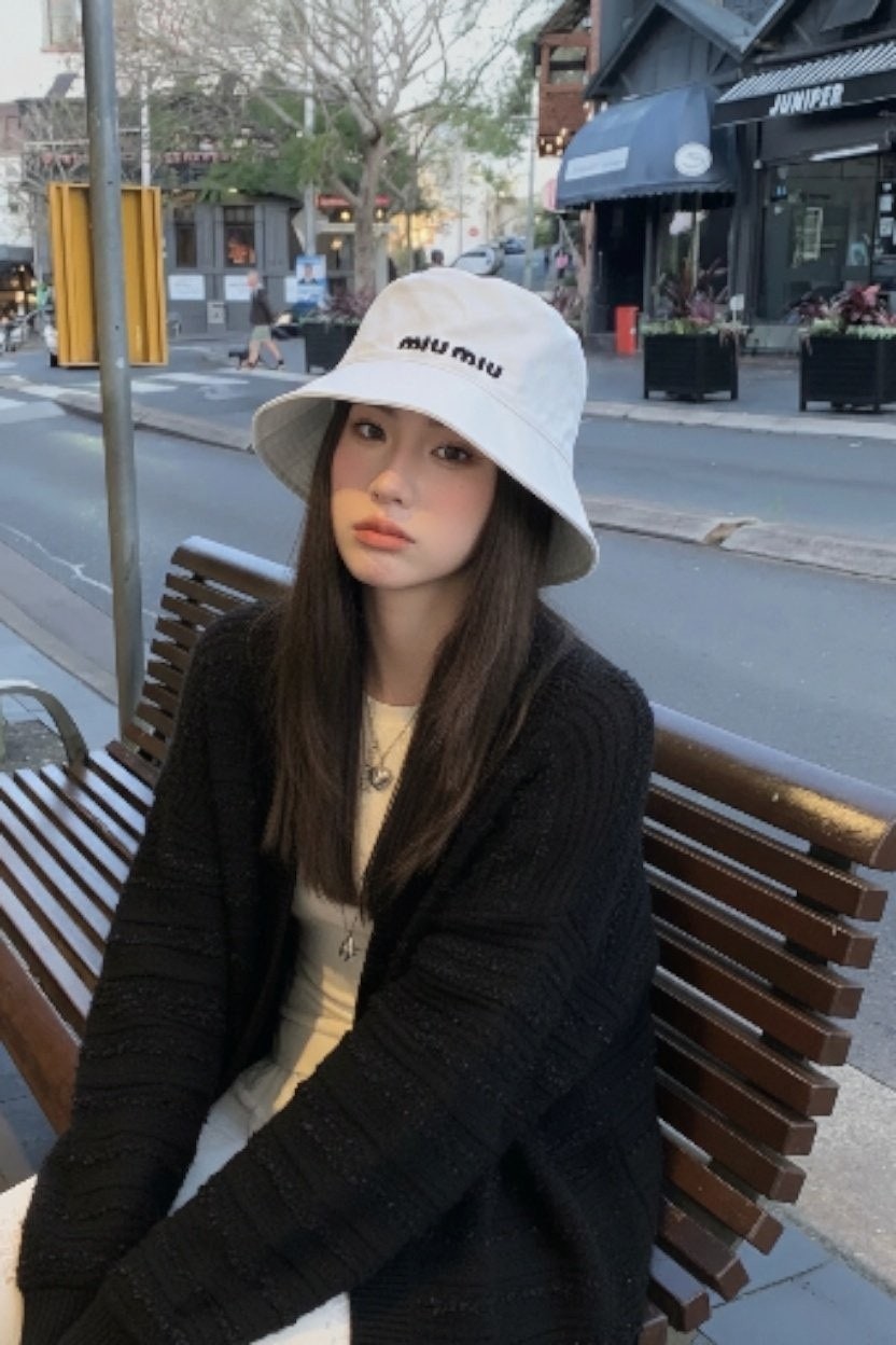 💕 미*** 로고 자수 버킷햇 ✔수입