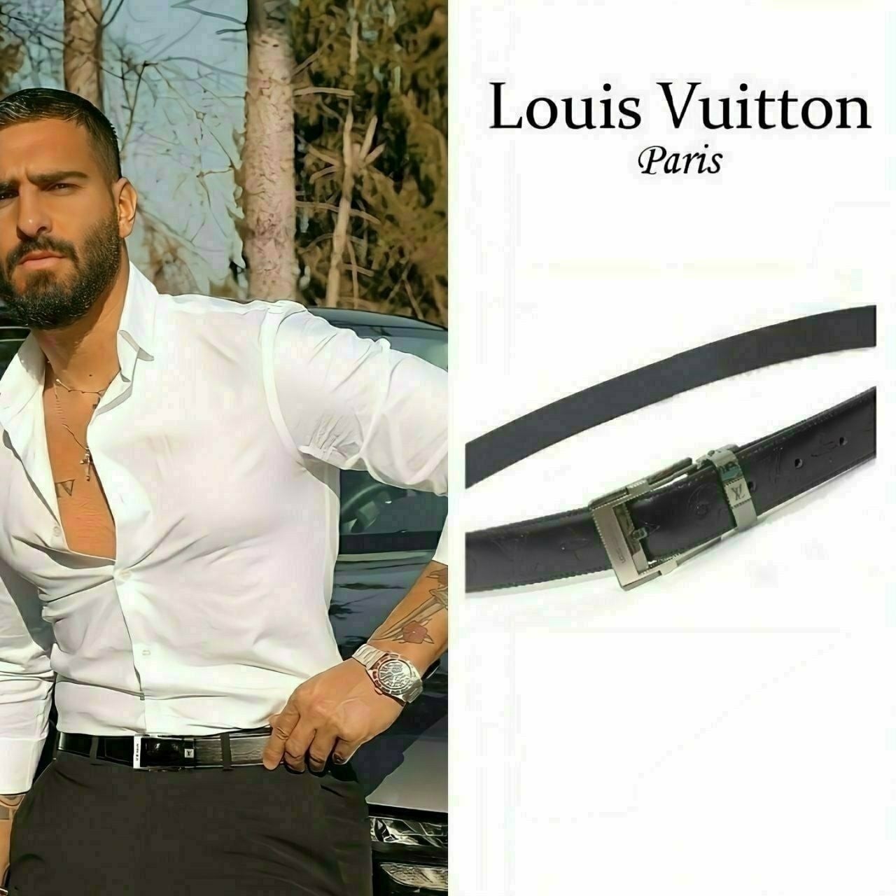 💕 루* 실버스틸핀 벨트