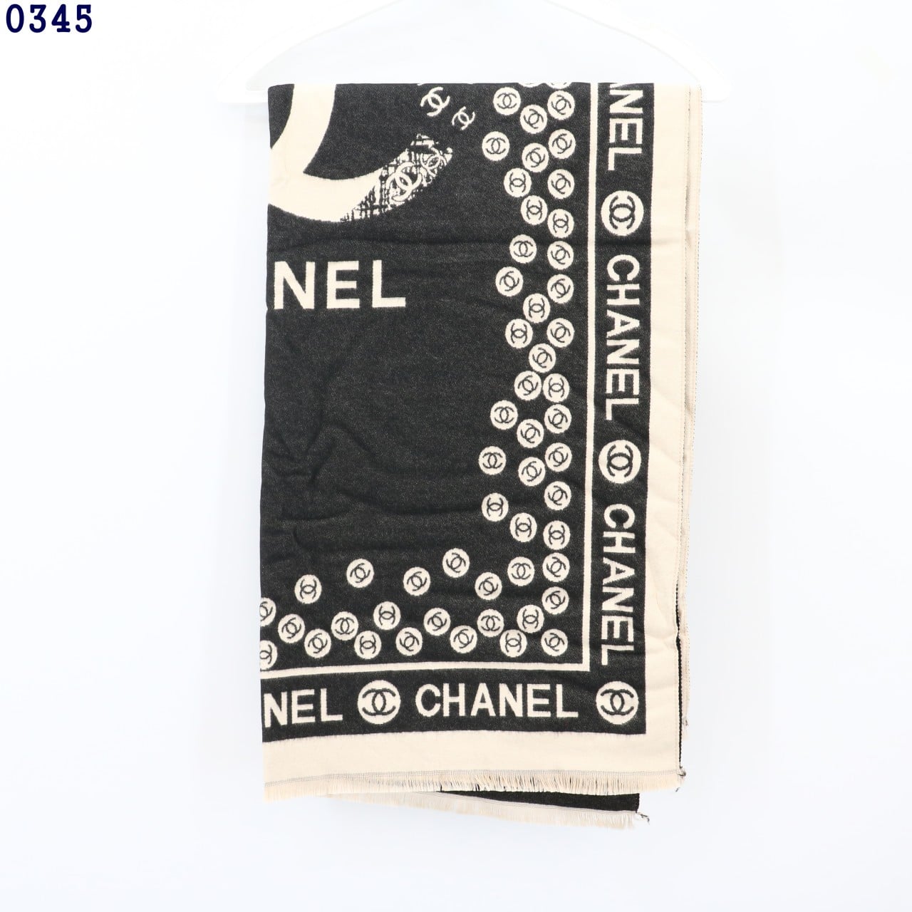 👹샤넬 로고 양면 머플러👹