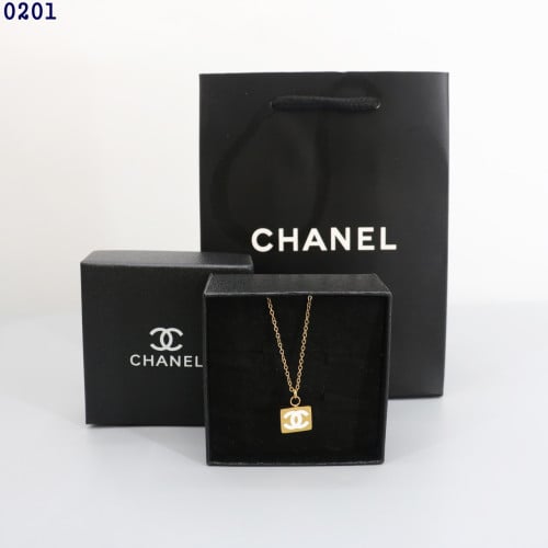 👹샤넬 화이트로고 골드 목걸이 👹