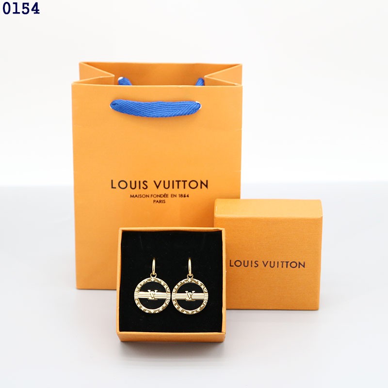 👹루이비통 라운드 LV 블랙 골드 이어링👹
