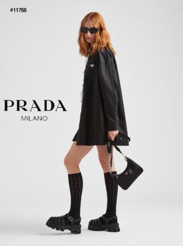 🔆 [PRADA] 프라다 리에디션 테수토 사피아노 가죽 트리밍 리나일론 숄더백 🔆