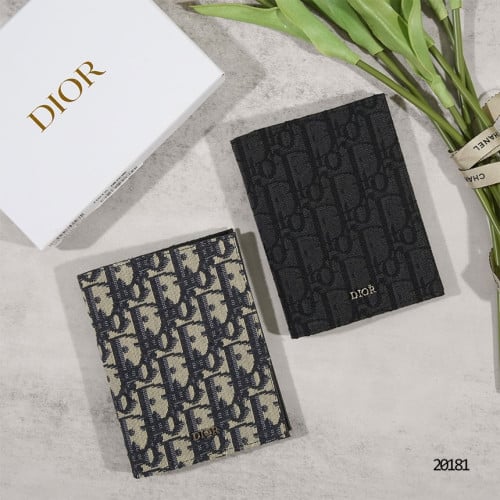 🔆 [DIOR] 디올 버티컬 오블리크 자카드 2단 카드 여권 지갑🔆