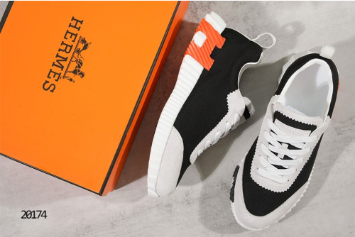 🔆 [HERMES] 에르메스 바운싱 스니커즈 메쉬 스웨이드 스니커즈 블랙 🔆