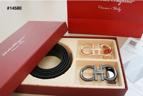 🔆 [ferragamo] 살바토레 페레가모 간치니 투버클 벨트 #8 (컷팅식) 🔆