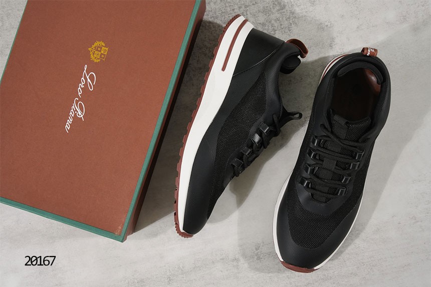 🔆 [Loro Piana] 로로피아나 워크 스니커즈 블랙 🔆