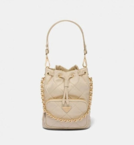 💕 프** 퀄팅 버킷백 베이지