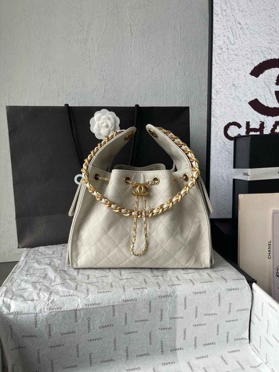 💕 샤* 25C 크루즈 호보백 아이보리