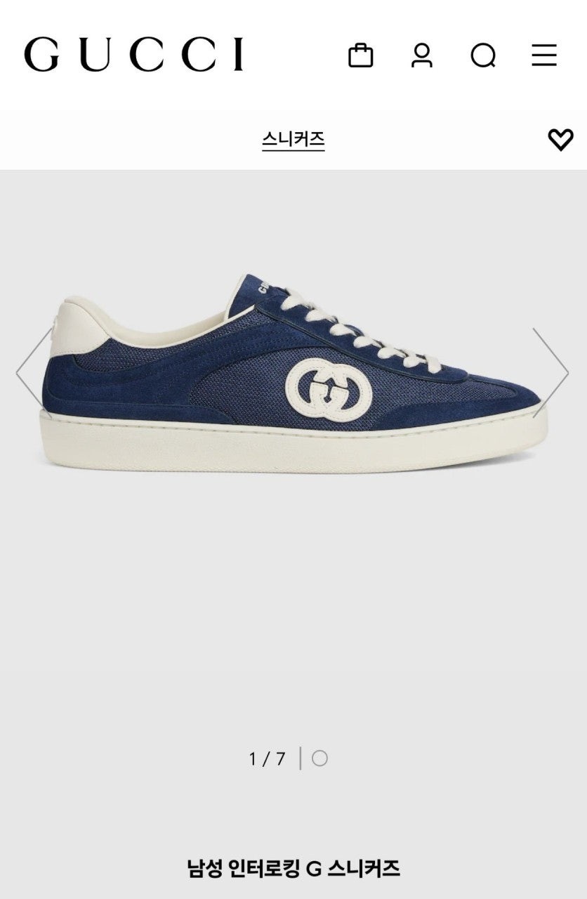 💕 구* 인터로킹 G스니커즈