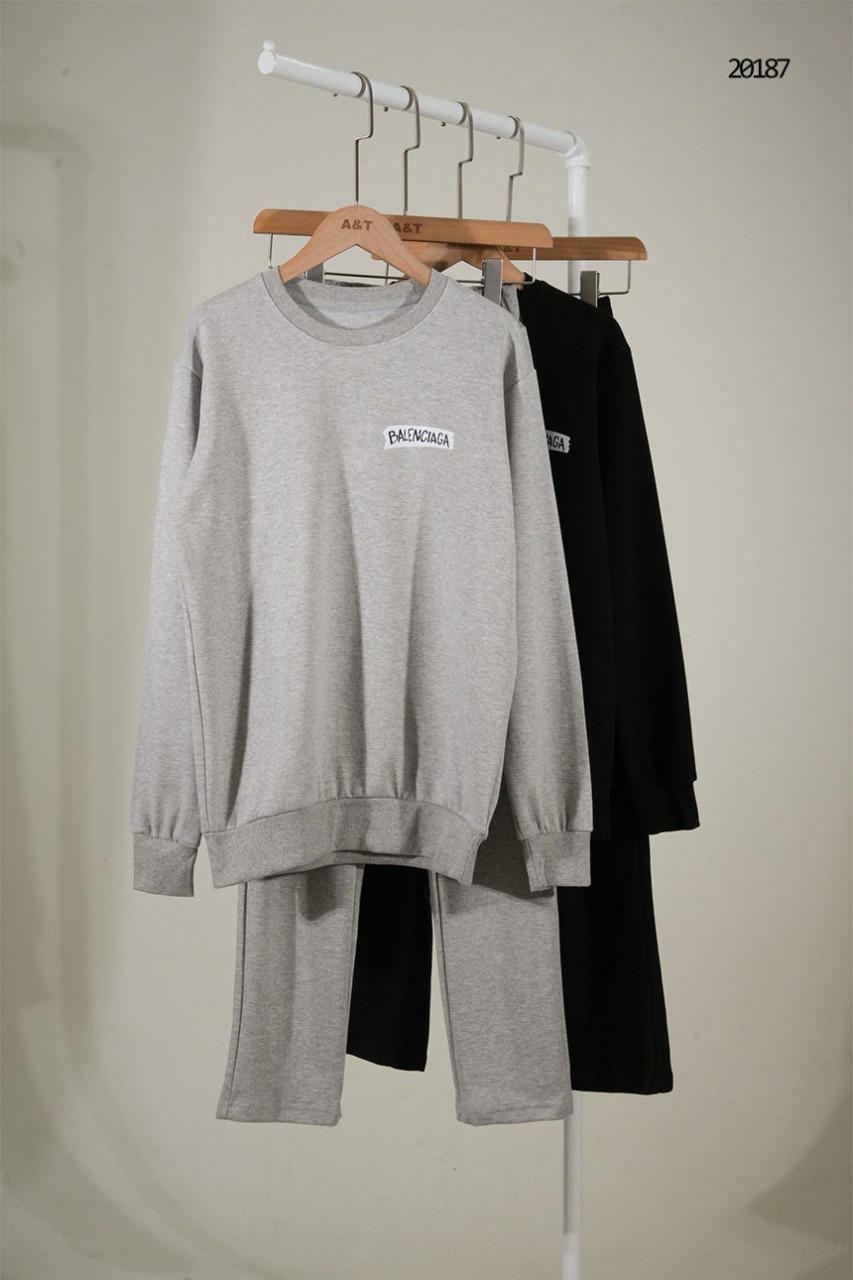 🔆 [BALENCIAGA] 발렌시아가  프린팅 로고 맨투맨 상하의셋 🔆