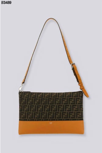 🍀 [FENDI] 팬디 FF 자카드 레더 트리밍 크로스 숄더백 🍀