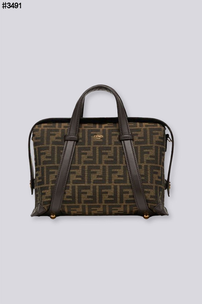 🍀 [FENDI] 팬디 FF 자카드 보스턴 365 백 🍀