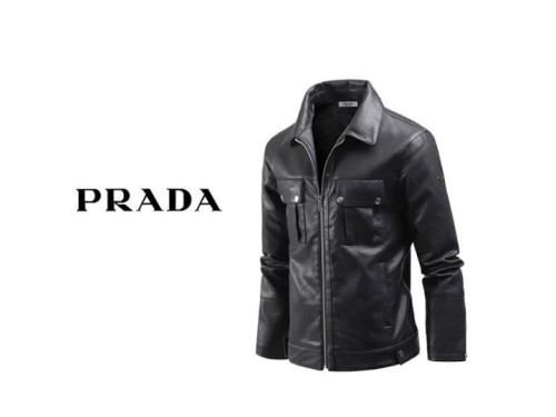 PRD 레더 바이커 자켓