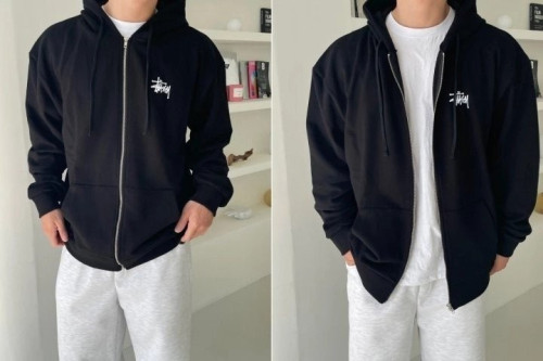 STS 베이직 투웨이 후드집업