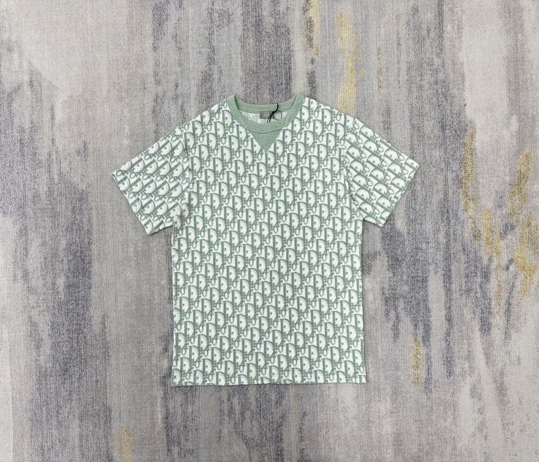 💕 디* 오블리크 테리 캐주얼 반팔티 - 수입