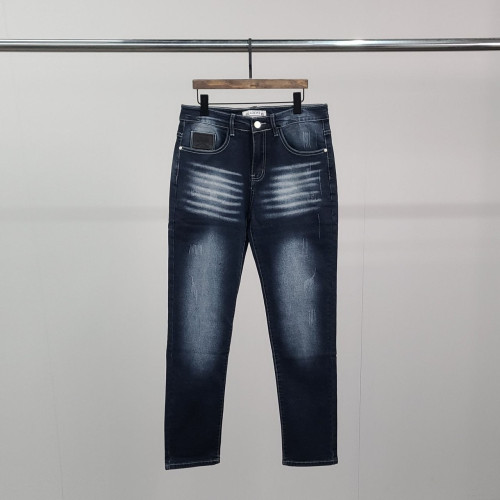 💕 로** 그래픽 아나그램 워싱 청바지