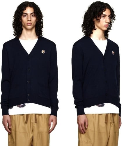 💕 메* 키츠네 원 폭스헤드 V넥 울가디건➡️수입풀