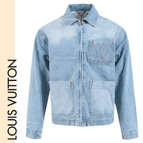 💕 루* 자수 로고 지퍼 청자켓