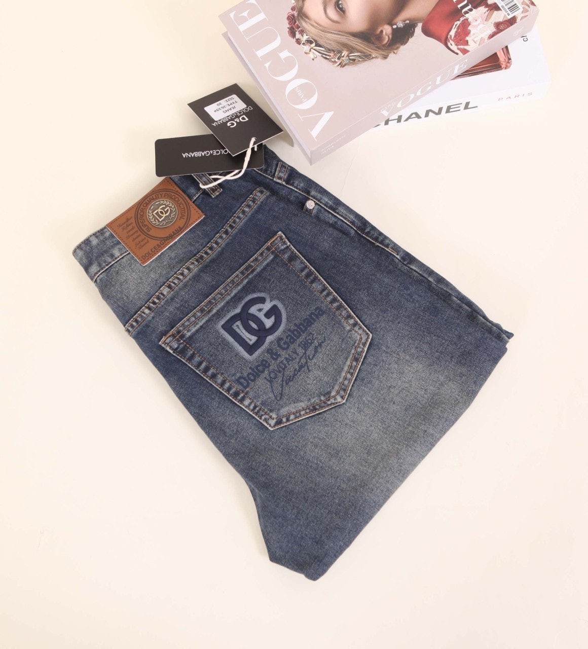 💕 돌* 남성 자수로고 데님 진