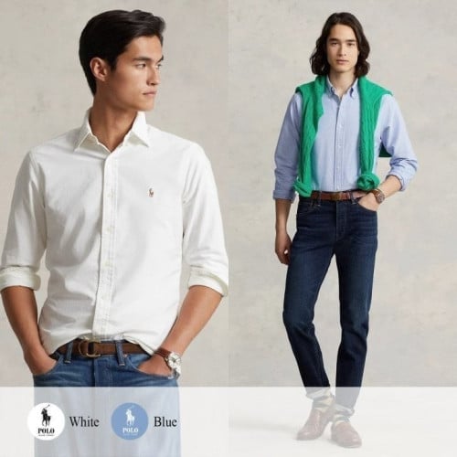 💕 폴* 아이코닉 옥스포드 셔츠