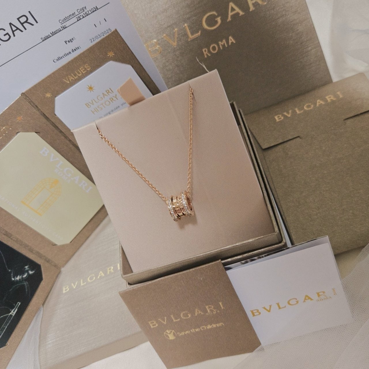 💕 불** 비제로 네크리스 목걸이 (로즈골드)