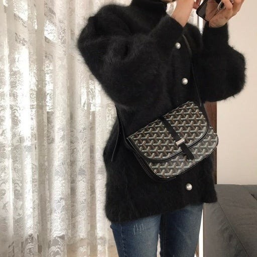 💕 고** 고급 벨베데르백 PM 블랙