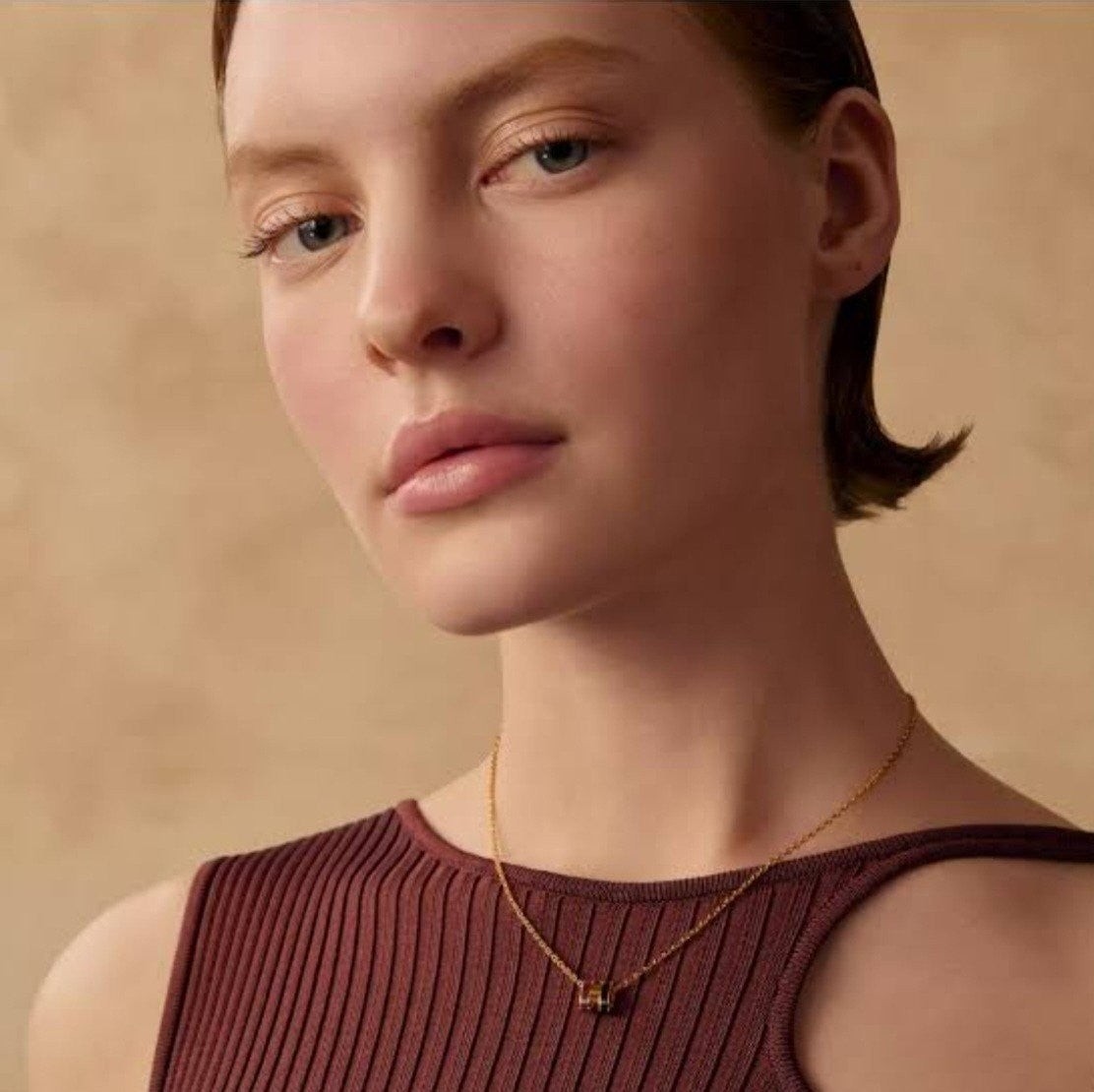 💕 에*** 팝아슈 미니 투톤 목걸이✔수입최고급