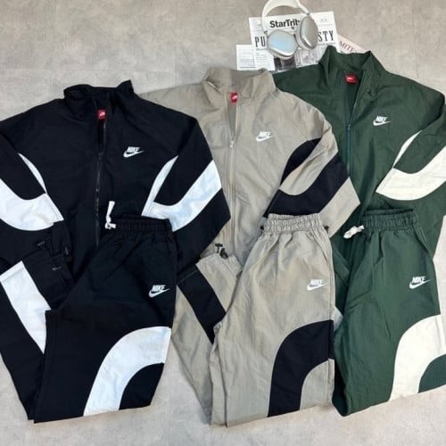 💕 나** 웨이브 배색 바람막이집업 팬츠 셋