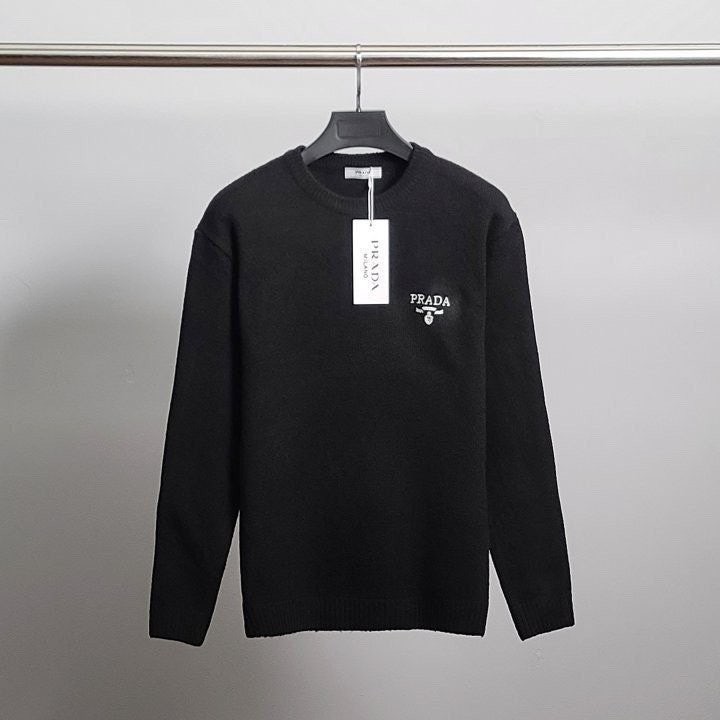 💕 프** 밀라노 로고 자수 베이직 니트