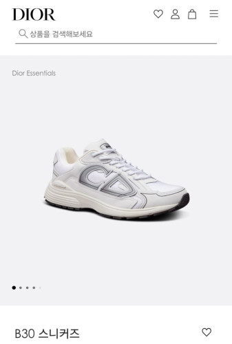 💕 디* B30 화이트 스니커즈
