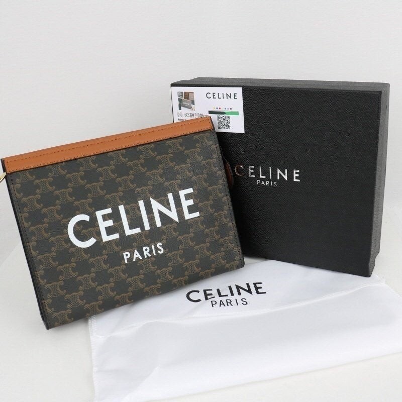 💕 셀** 트리오페 스펠링로고 파우치 클러치백