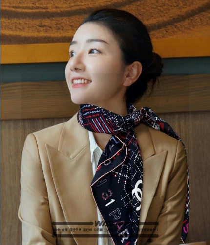 💕 샤* 빈티지 문양 사각 스카프