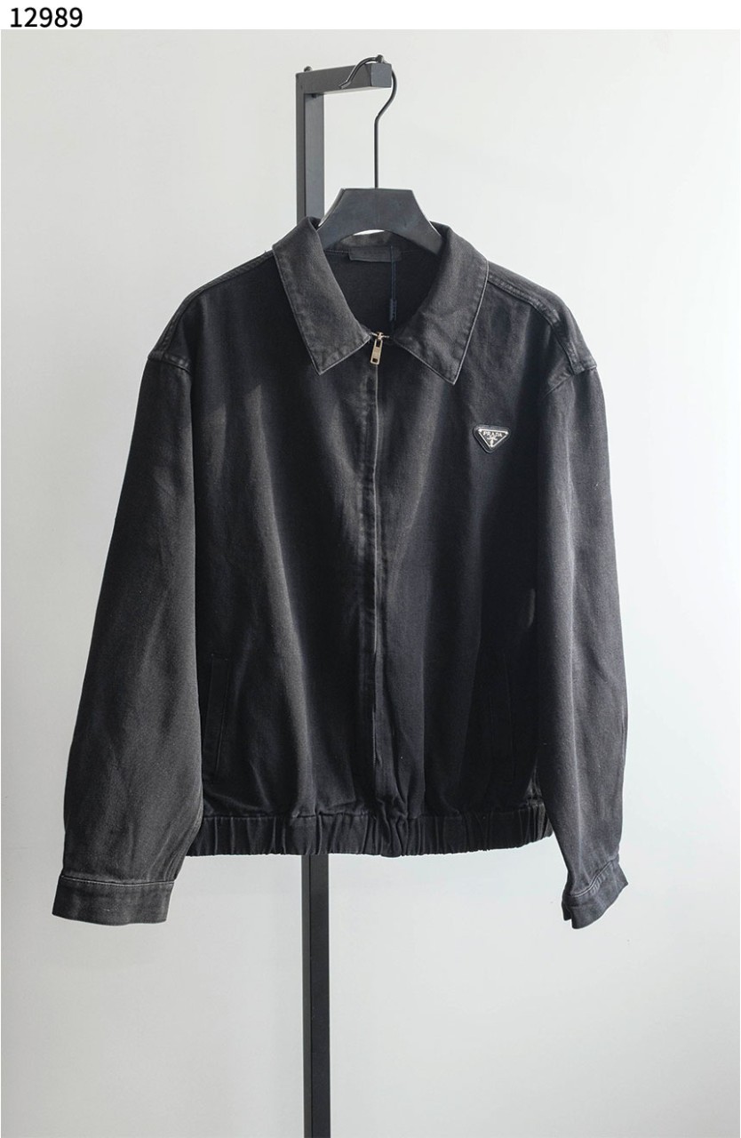 #프라다 [PRADA] 플레이트 데님 자켓 신상입고💢 #상의 #자켓 #12989