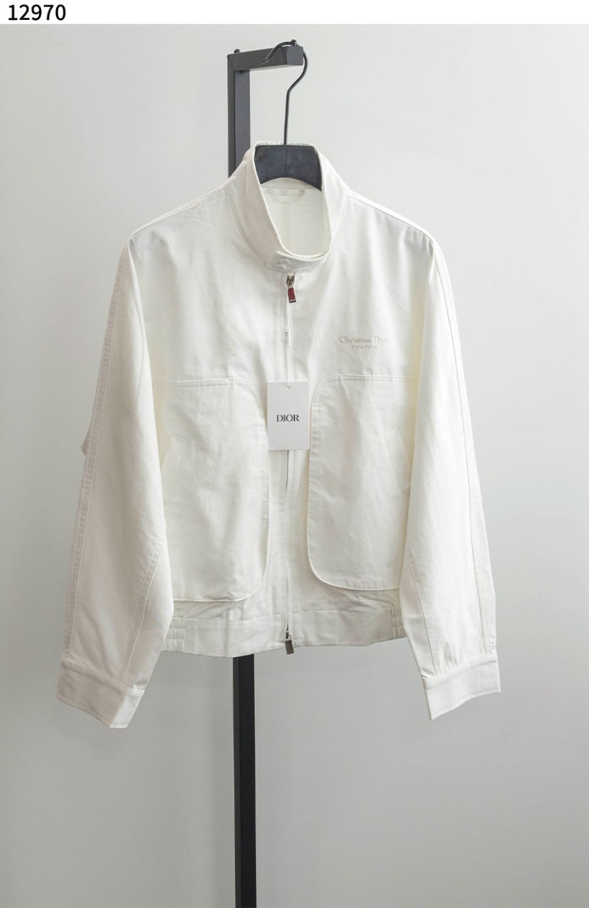 #디올 [Christian Dior] 크리스찬 꾸띄르 블루종 재킷 화이트 신상입고💢 #상의 #자켓 #12970