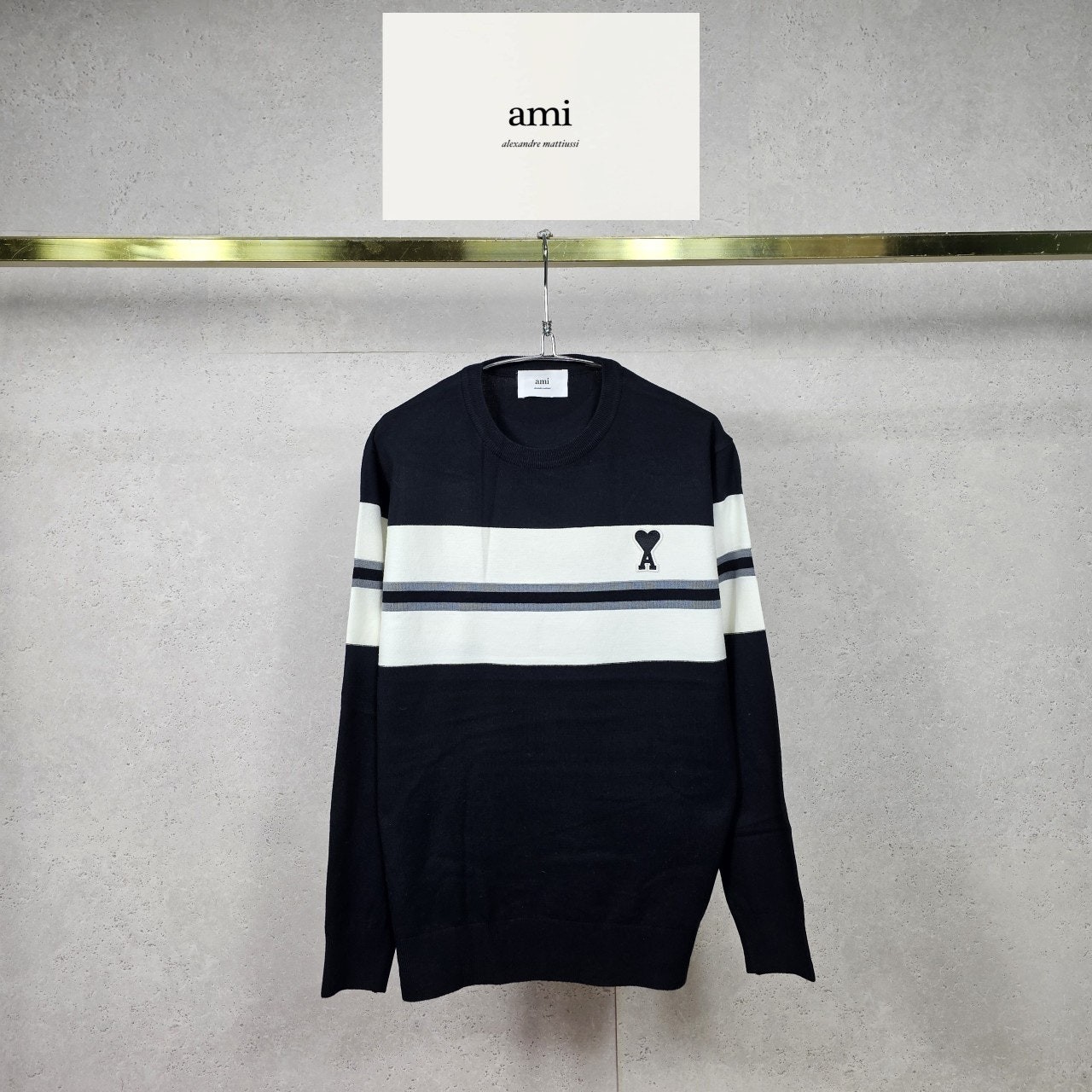 아*배색 스트라이프 니트☠☠⛦⛦