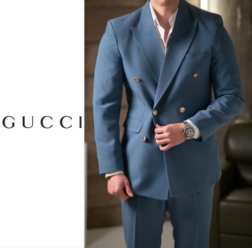 SS26 백화점판 금장 더블자켓