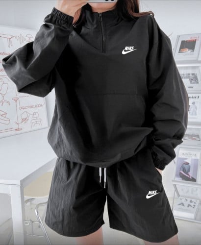 나 루키아노락 반지퍼 반바지 세트 234