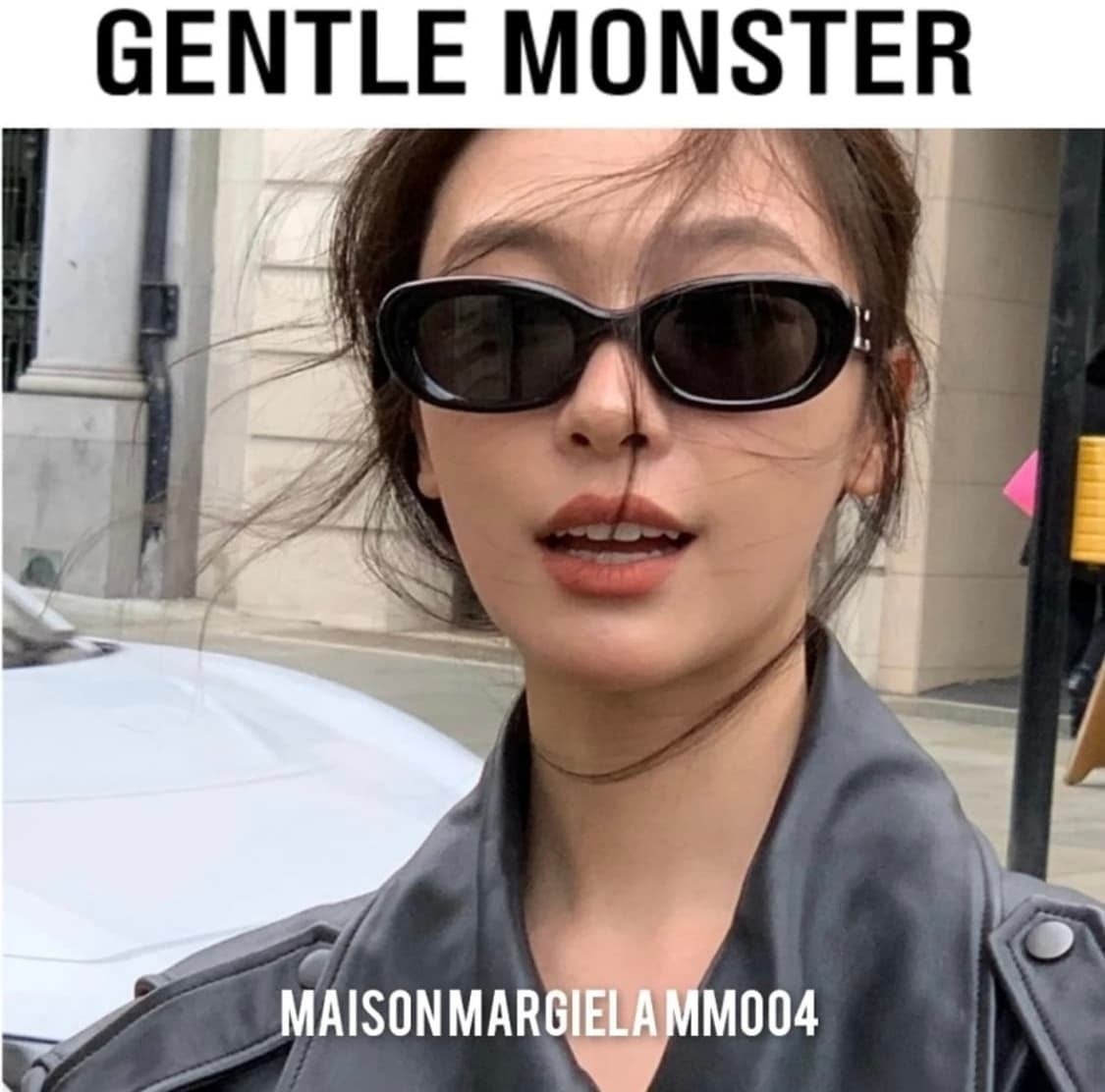 #선글안경테 "젠틀 몬스터 x 메종 마르지엘라 MM107 블랙 (haj 833892)