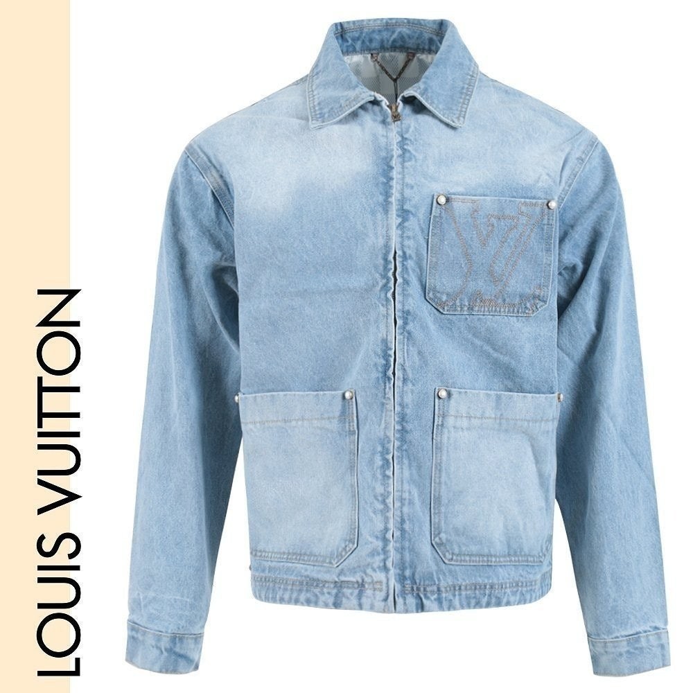 #명품의류 L. 26SS 자수 로고 지퍼 청자켓 (ttmm 983757)