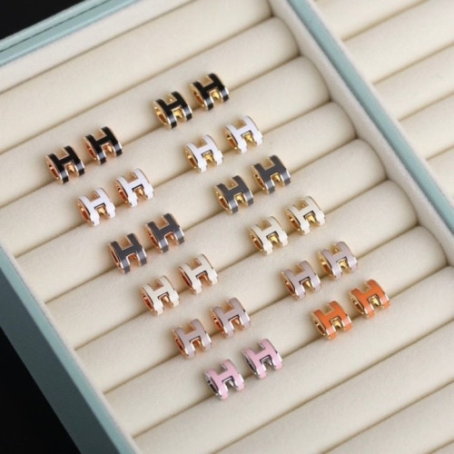 #쥬얼악세사리 HE.RMES pop h mini 귀걸이 (수입) (min 902557)