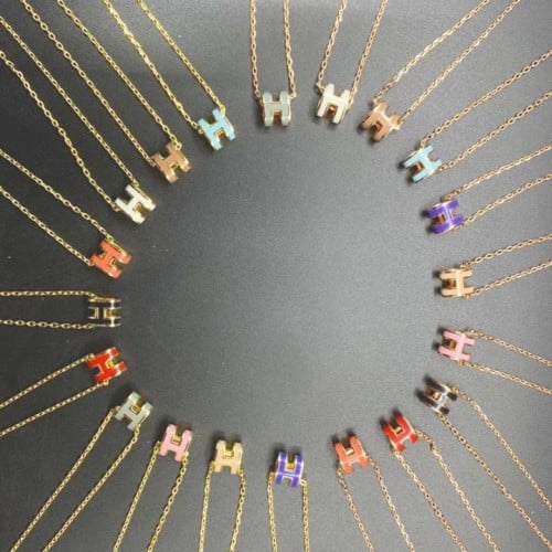 #쥬얼악세사리 HE.RMES pop h mini 목걸이 (수입) (min 220897)